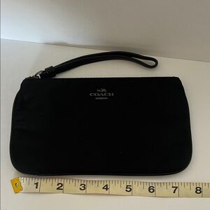 Coach Sleek Black Wristlet